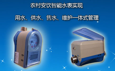 农村安饮智能水表用水供水售水