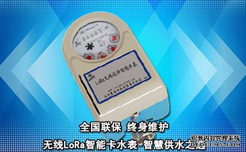 无线LoRa智能卡水表 智慧供水之选